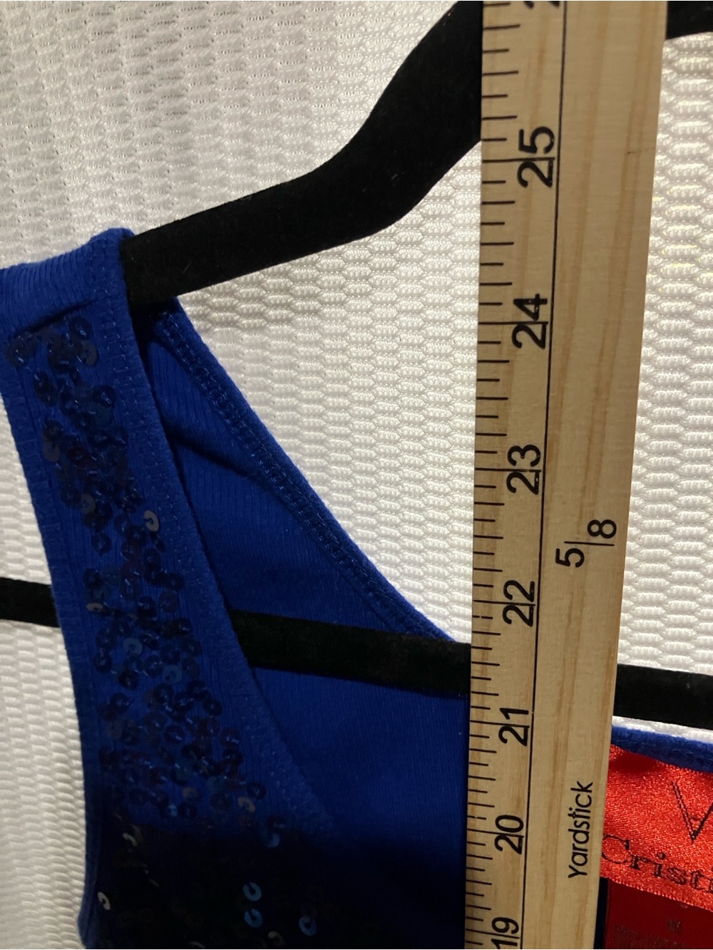Christina Royal Blue Sequin Tank - Picture 4 of 7